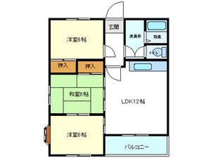 ロイヤルパレス弐番館の物件間取画像